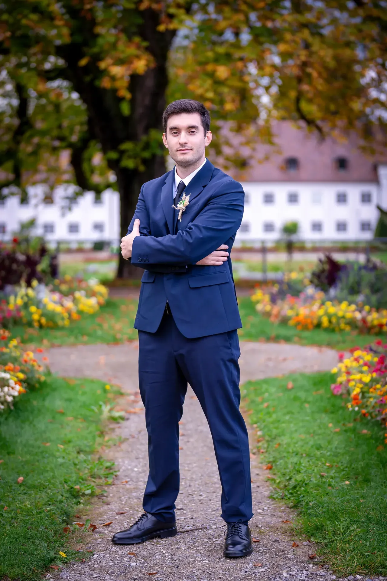 Bräutigam Portrait Hofgarten