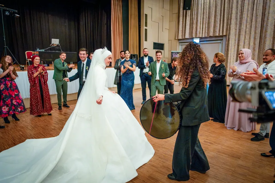 Eröffnungstanz mit Davul-Trommel - Türkische Hochzeit Allgäu