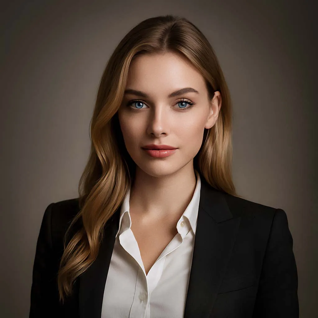 Mitarbeiterfoto Kempten – professionelles Business-Porträt einer Mitarbeiterin von Mark Tietz