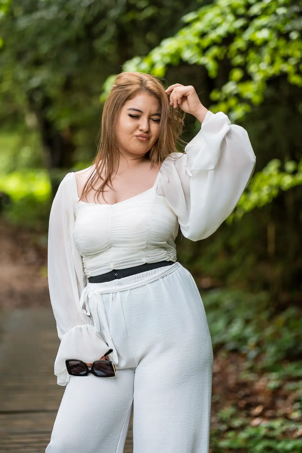 Natürliches Outdoor Portrait