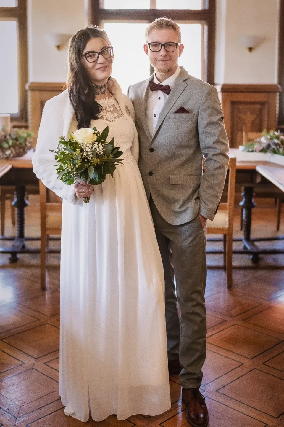 Feierliches Hochzeitsporträt - Hochzeitsfotografie Allgäu